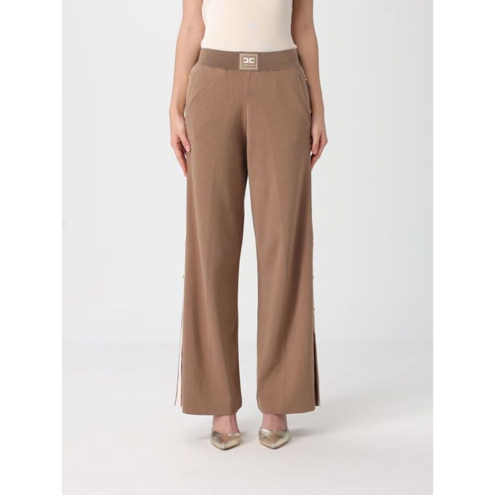 Elisabetta Franchi Women Viscose Knit Palazzo Trousers Elisabetta Franchi